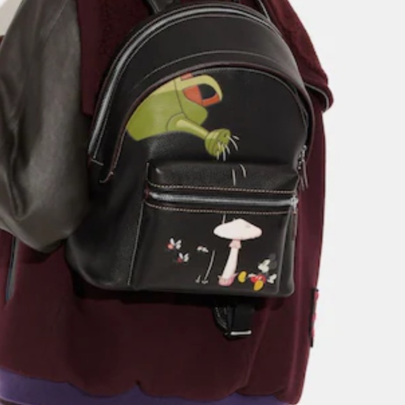 Disney X Coach Charter Backpack In Regenerative Leather, NWT - Picture 3 of 6